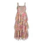 Marc Aurel • midi jurk met bloemen • 36, Kleding | Dames, Jurken, Marc Aurel, Verzenden, Nieuw, Roze