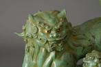Okimono van tempelleeuwen (shishi) - IJzer (gegoten) - Japan, Antiek en Kunst