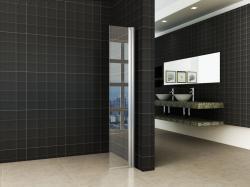 Scharnierende zijwand + muurprofiel Nano 10mm, Doe-het-zelf en Verbouw, Sanitair, Nieuw, Verzenden