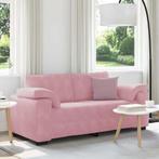 vidaXL Loveseat Sofa Roze 140 cm Fluweel, Verzenden, Nieuw, Stof