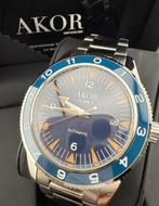 AKOR Le Locle Ws Explorer Blue Full Acier New Full Set -, Sieraden, Tassen en Uiterlijk, Horloges | Heren, Nieuw