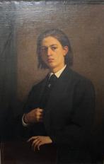 Sophia Amalia Ribbing (1835-1894) - Porträt eines jungen, Antiek en Kunst, Kunst | Schilderijen | Klassiek