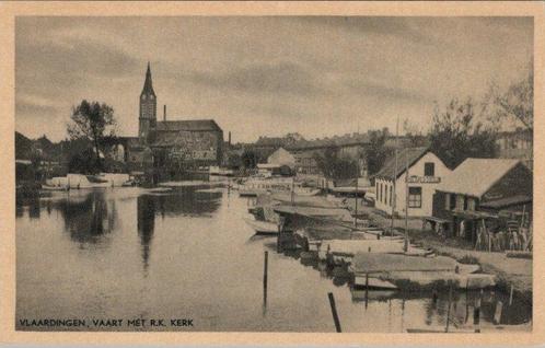 VLAARDINGEN - Vaart met R.K. Kerk, Verzamelen, Ansichtkaarten | Nederland, Verzenden