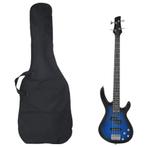 vidaXL Basgitaar voor beginners elektrisch met tas 4/4 46, Verzenden, Nieuw