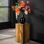 *WOONWINKEL* Plantenzuil Teak Hout 65 Cm, Huis en Inrichting, Woonaccessoires | Zuilen en Pilaren, Verzenden, Nieuw
