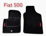 Fiat 500 2007-2014 Velours automatten met rode logo., Nieuw, Op maat