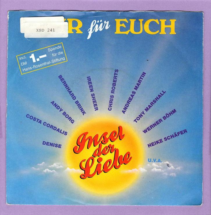 Wir Für Euch – Insel Der Liebe / (Instrumental) (1-7-..., Cd's en Dvd's, Vinyl Singles, Verzenden