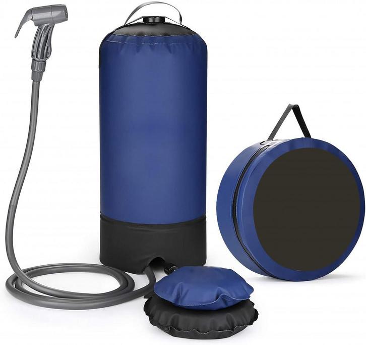 ViaMondo Buitendouche met Voetpomp 12L, Caravans en Kamperen, Kampeeraccessoires, Nieuw