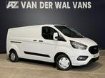 Ford Transit Custom 2.0 TDCI L2H1 Euro6 Airco | Camera | Nav, Stof, Gebruikt, Wit, Dealer onderhouden