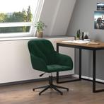 Bureaustoel Draaibaar Groen - OP=OP! Comfortabel Werken, Huis en Inrichting, Ophalen of Verzenden, Nieuw, Groen, Bureaustoel