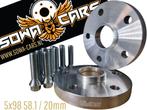 Spacers 20mm Alfa Fiat Opel 5x98 58.1 Spoorverbreders, Auto diversen, Tuning en Styling, Ophalen of Verzenden
