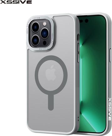 Xssive MagSafe Backcover voor iPhone 16 Pro Max – Grijs beschikbaar voor biedingen