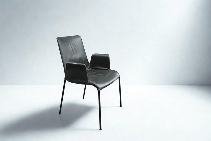 Walter Knoll - Mario Bellini - Stoel - Liz - Kalfsleer - Liz, Antiek en Kunst, Curiosa en Brocante