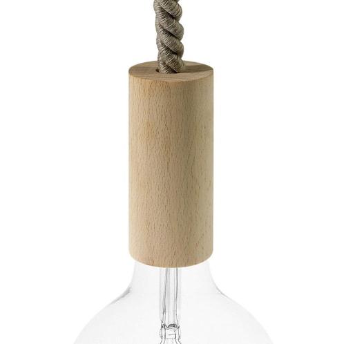 Fitting Hout E27 XL, Huis en Inrichting, Lampen | Losse lampen, Ophalen of Verzenden