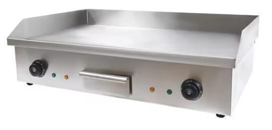 Platte Top Teppanyaki Bakplaat voor Pannenkoek Thuis 4.4kW 2, Witgoed en Apparatuur, Grillplaten, Nieuw, Verzenden