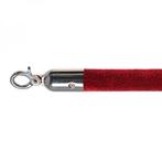 Afzetkoord | Chrome/ Bordeaux rood | 157 cm, Verzenden, Nieuw in verpakking