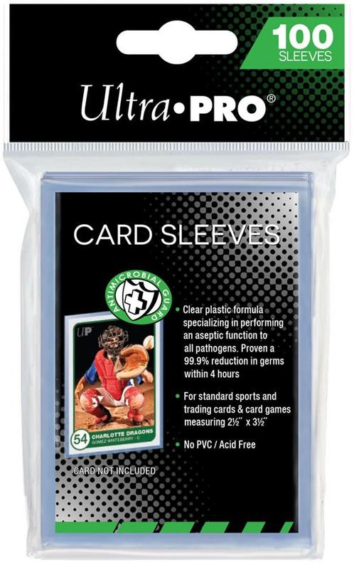 Antimicrobial Card Sleeves (100 stuks) | Ultra Pro - Trading, Hobby en Vrije tijd, Verzamelkaartspellen | Overige, Nieuw, Verzenden