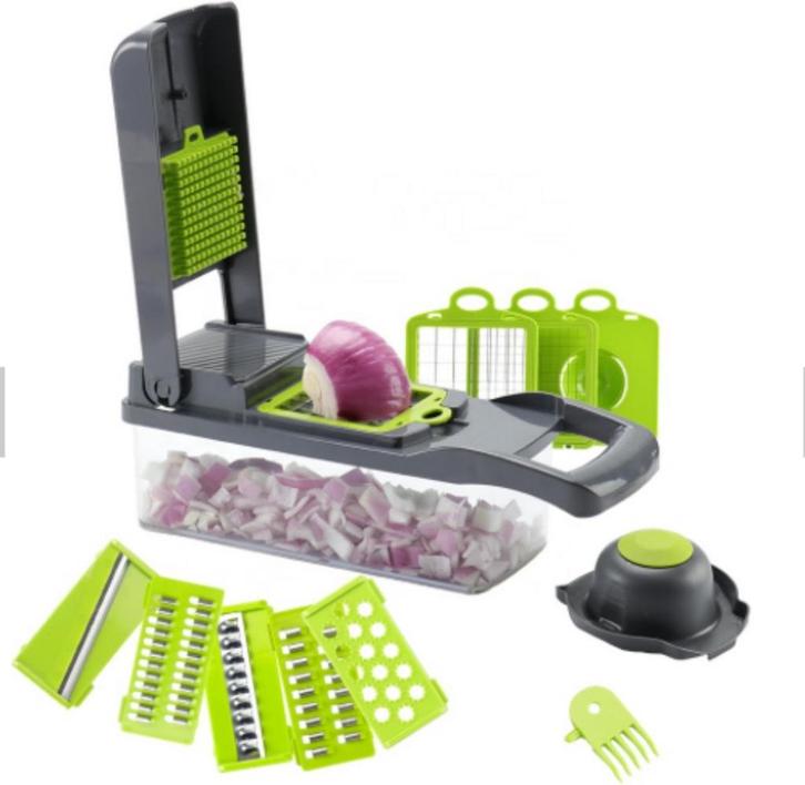 Multifunctionele groentesnijder - Mandoline - Uiensnijder -, Witgoed en Apparatuur, Broodroosters, Verzenden