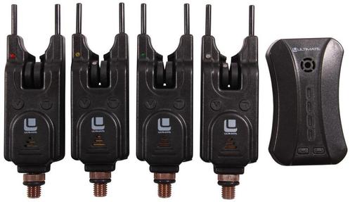 Ultimate Storm Bite Alarm Beetmelder Set 4+1, Watersport en Boten, Hengelsport | Algemeen, Overige typen, Nieuw, Verzenden