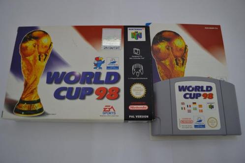 World Cup 98 (N64 ITA CIB), Spelcomputers en Games, Games | Nintendo 64, Zo goed als nieuw, Verzenden