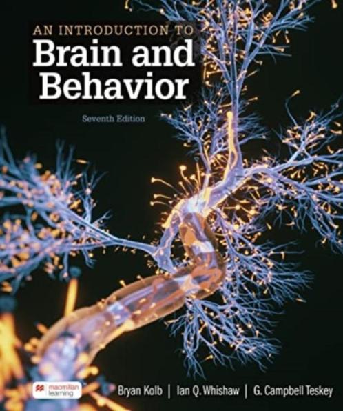 An Introduction to Brain and Behavior Internat 9781319498566, Boeken, Studieboeken en Cursussen, Zo goed als nieuw, Verzenden