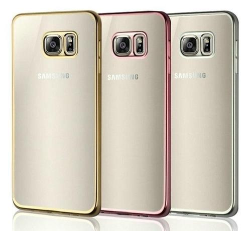 Galaxy S6 Soft TPU Hoesje Met Coating Goud / Zilver / Grijs, Telecommunicatie, Mobiele telefoons | Hoesjes en Frontjes | Samsung