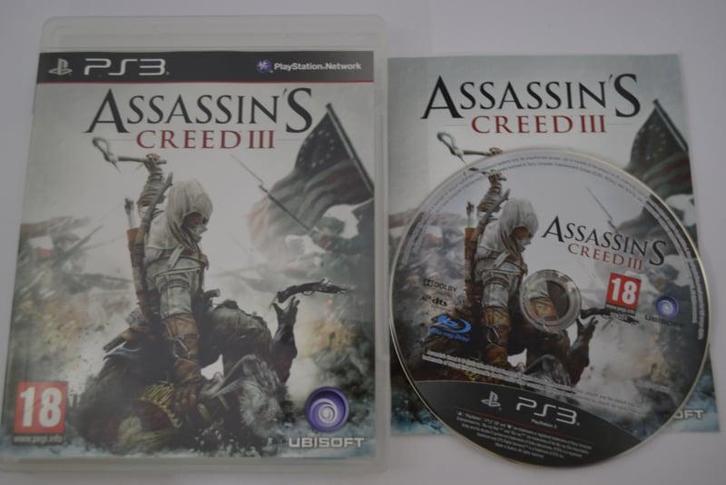 Assassins Creed III (PS3), Spelcomputers en Games, Games | Sony PlayStation 3, 1 speler, Zo goed als nieuw, Online, Verzenden