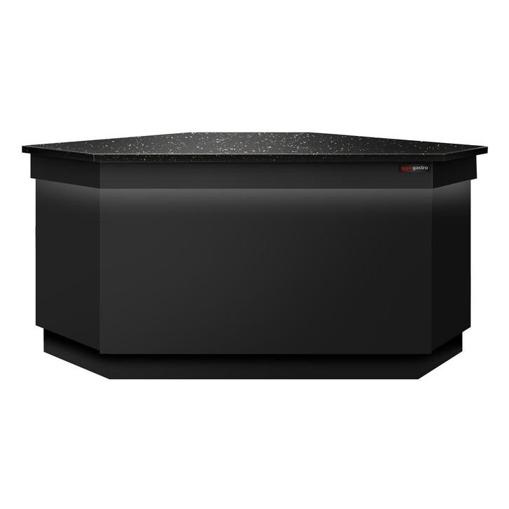 GGM Gastro | Hoek kassatafel TORONTO - 1565mm - Zwarte |, Zakelijke goederen, Horeca | Meubilair en Inrichting, Nieuw in verpakking