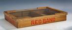 Redband - Vitrine - Hout, Glas - Een Authentieke Houten Red