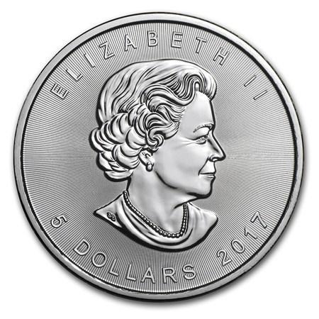 Canadian Maple Leaf 1 oz 2017, Postzegels en Munten, Munten | Amerika, Noord-Amerika, Losse munt, Zilver, Verzenden