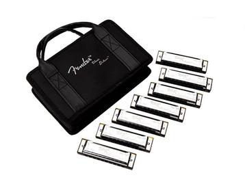 Fender Blues Deluxe Mondharmonica Set in opbergbox beschikbaar voor biedingen