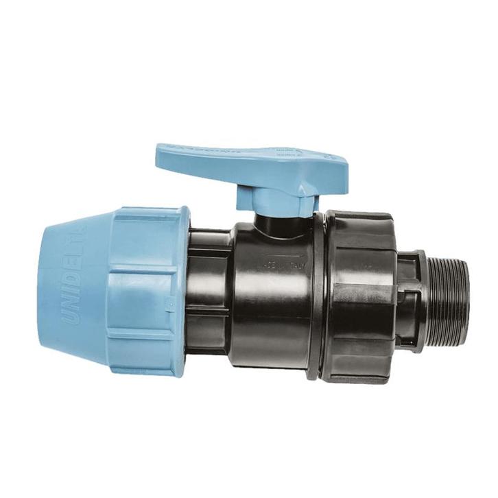 Unidelta kogelkraan - klem x buitendraad, Doe-het-zelf en Verbouw, Verwarming en Radiatoren, Nieuw, Verzenden