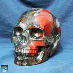 Handgesneden menselijke schedel, op steen gemaakt Afrikaans