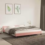 vidaXL Bedframe met hoofdeinde zonder matras 160x200 cm, Huis en Inrichting, Verzenden, 200 cm, Stof, 160 cm