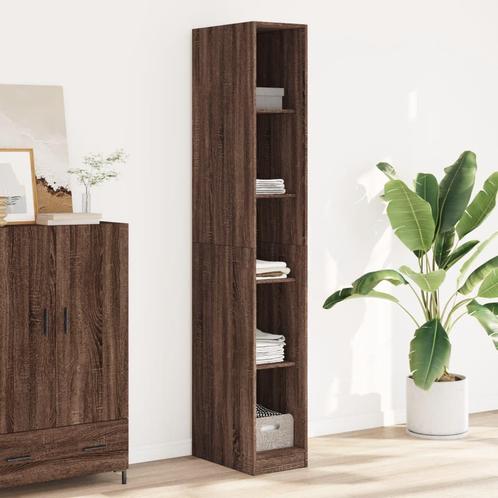 vidaXL Kledingkast 30x50x200 cm bewerkt hout bruin, Huis en Inrichting, Kasten | Kledingkasten, Nieuw, Verzenden