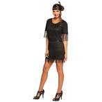 Flapper Jurk Dames Zwart, Kleding | Dames, Nieuw, Verzenden