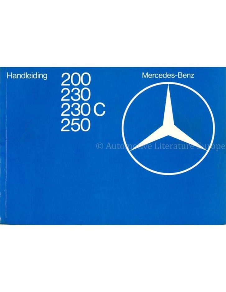 1979 MERCEDES BENZ E KLASSE INSTRUCTIEBOEKJE NEDERLANDS, Auto diversen, Handleidingen en Instructieboekjes