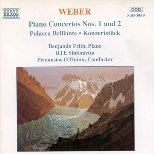 cd - Weber - Piano Concertos Nos. 1 And 2 â¢ Polacca Bri, Cd's en Dvd's, Cd's | Overige Cd's, Zo goed als nieuw, Verzenden