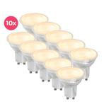 10-pack Transparante GU10 LED spot Antonie, 3 Watt, 2700K, Nieuw, Ophalen of Verzenden, Led-lamp, Minder dan 30 watt