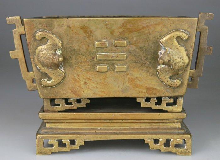 Brule Parfum Censer in Brons - Merk Chauve-Souris - Voet -, Antiek en Kunst, Antiek | Overige Antiek