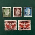 Duitse Rijk 1945 - Volledige emissie Kurland - gekeurd Dr, Postzegels en Munten, Postzegels | Europa | Duitsland, Gestempeld
