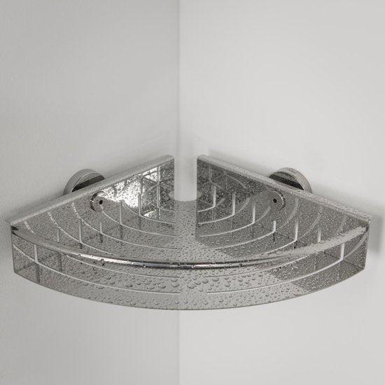 Tiger Boston - Doucherek - Douchemand hoek 24,7 cm - RVS, Huis en Inrichting, Badkamer | Badtextiel en Accessoires, Verzenden