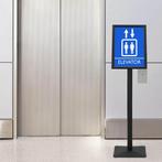 vidaXL Pedestal Posterstand Zilver a3 Gietijzer, Huis en Inrichting, Kasten | Vitrinekasten, Verzenden, Nieuw