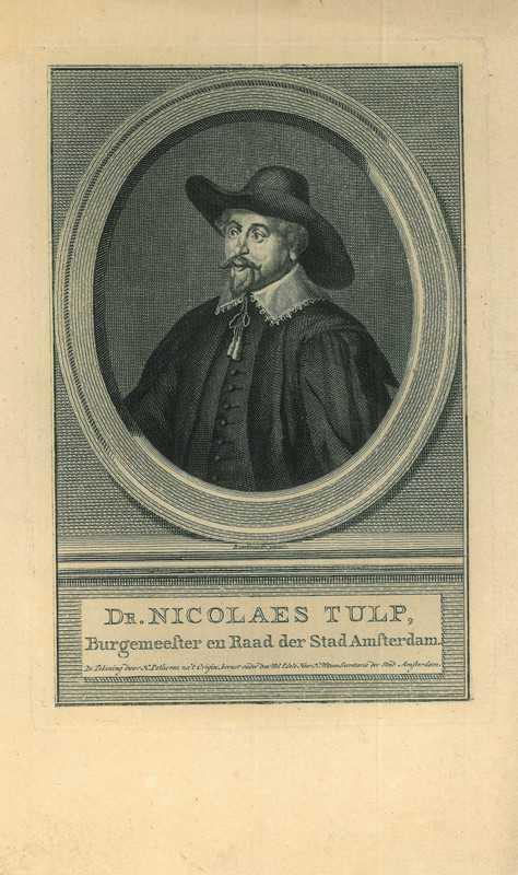 Portrait of Nicolaes Tulp, Antiek en Kunst, Kunst | Etsen en Gravures