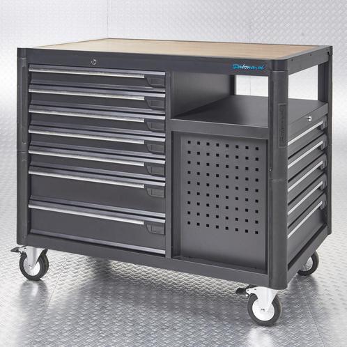 Datona Mobiele werkplaats tech-line 125 cm - Datona - Mat, Doe-het-zelf en Verbouw, Gereedschapskisten, Nieuw, Ophalen of Verzenden