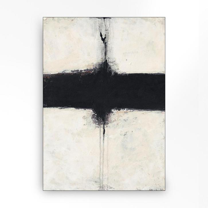 *WOONWINKEL* Urban Cotton Abstract 3 Wandkleed In Frame L 14, Huis en Inrichting, Woonaccessoires | Overige, Nieuw, Verzenden