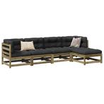 vidaXL 5-delige Loungeset geïmpregneerd grenenhout, Verzenden, Nieuw, Loungeset