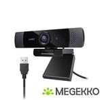 Aukey PC-LM1E webcam 1080p zwart, Verzenden, Nieuw, Aukey