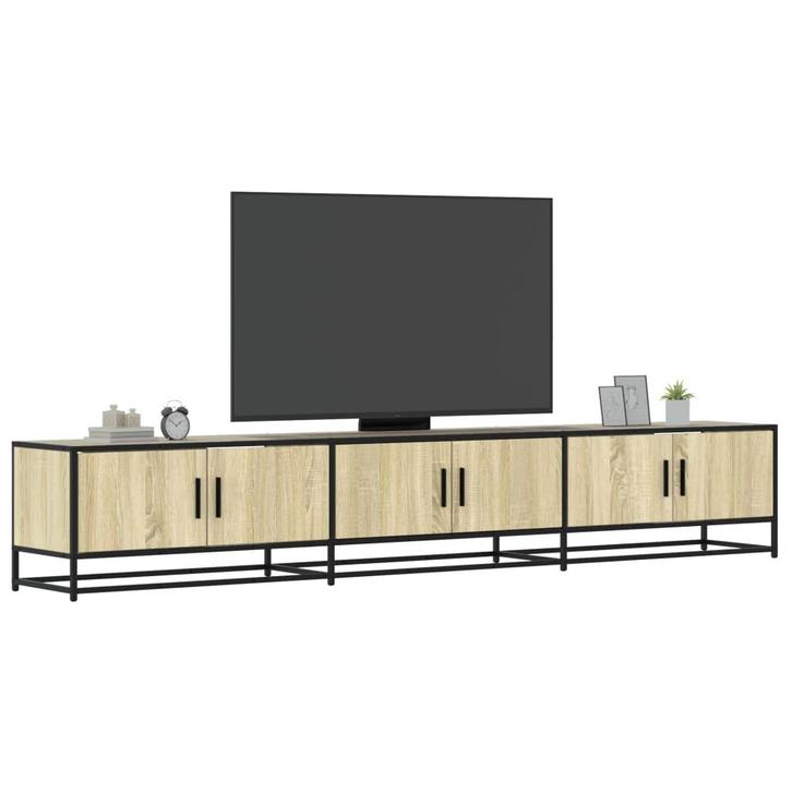 vidaXL Tv-meubel 240x35x41 cm bewerkt hout sonoma, Huis en Inrichting, Kasten | Televisiemeubels, Nieuw, Overige houtsoorten, Verzenden