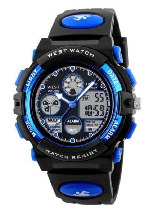 West Watches multifunctioneel kinder tiener sport horloge, Sieraden, Tassen en Uiterlijk, Horloges | Heren, Verzenden